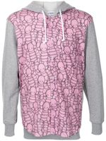 Comme Des Garçons Shirt hoodie colour block en coton - Gris - thumbnail