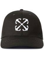 Off-White casquette en coton à logo Arrows brodé - Noir - thumbnail