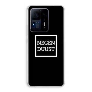 Negenduust black: Xiaomi Mi Mix 4 Transparant Hoesje