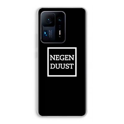 Negenduust black: Xiaomi Mi Mix 4 Transparant Hoesje