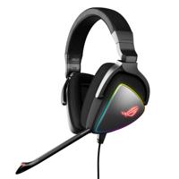 Asus ROG Delta Over Ear headset Gamen Kabel Stereo Zwart Ruisonderdrukking (microfoon) Volumeregeling, Microfoon uitschakelbaar (mute)