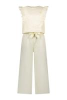 Le Chic Zomer jumpsuit meisjes Off wit - crushed satijn - Kyrola Le Chic Zomer jumpsuit meisjes Off wit - crushed satijn - Kyrola