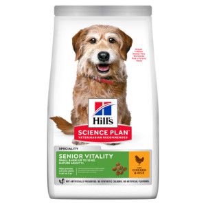 Hill&apos;s Mature Adult Senior Vitality Small & Mini met kip hondenvoer 2 x 1,5 kg