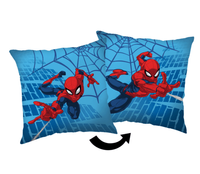 Spiderman sierkussen lichtblauw 40 x 40 cm