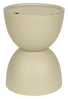 ZILT Outdoor Bijzettafel 'Ying' 34cm, kleur Beige