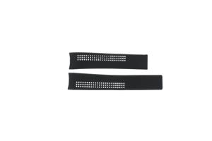 Horlogeband Tag Heuer CV2014-FT6007 20x1.7mm Rubber Zwart 20mm
