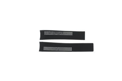 Horlogeband Tag Heuer CV2014-FT6007 20x1.7mm Rubber Zwart 20mm