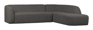 BePureHome Hoekbank 'Sloping' Rechts, kleur Antraciet Melange