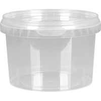 Cup | met deksel | pP | 565ml | Ø 118mm | transparant | 290 stuks