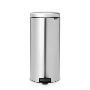 Brabantia newIcon pedaalemmer 30 liter met kunststof binnenemmer - Matt Steel Fingerprint Proof