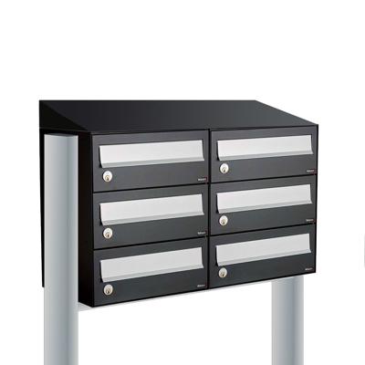 Allux Hive Set 2-Breed, 3-Hoog Met Dak Op Statief Zwart - 40030070_2x3ds