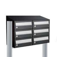 Allux Hive Set 2-Breed, 3-Hoog Met Dak Op Statief Zwart - 40030070_2x3ds