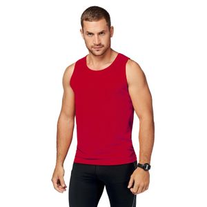 Rood sport singlet voor heren