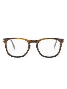 Eyewear by David Beckham lunettes de vue DB 7022 à monture carrée - Marron