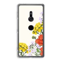 Wilde bloemen: Sony Xperia XZ2 Transparant Hoesje