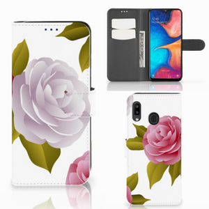 Samsung Galaxy A30 Hoesje Roses