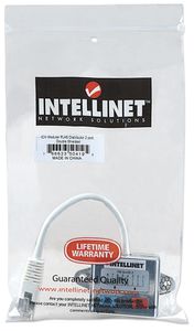 Intellinet 504195 tussenstuk voor kabels RJ-45 2x RJ-45 Zilver