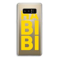 Habibi Blue: Samsung Galaxy Note 8 Transparant Hoesje - thumbnail