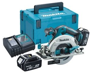 Makita DHS680RTJ handcirkelzaag 16,5 cm Zwart, Grijs, Turkoois 5000 RPM