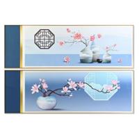 Schilderij DKD Home Decor Aluminium Hout MDF 180 x 3 x 60 cm