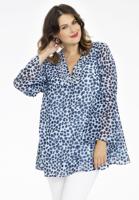 Yoek Tuniek geborduurd PLUMETI | Blauw | Maat 58/60