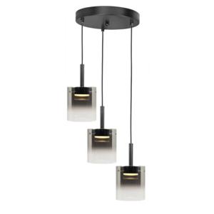 Hanglamp Salerno smoke 3 lichts