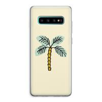 Palmboom: Samsung Galaxy S10 Plus Transparant Hoesje - thumbnail