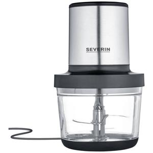 Severin KM 3867 Hakmachine 400 W Zwart (mat), RVS (geborsteld), Glas