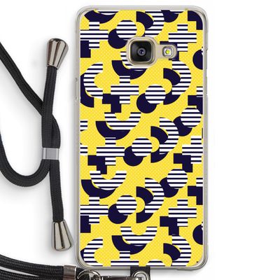 8-bit N°3: Samsung Galaxy A3 (2016) Transparant Hoesje met koord