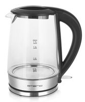 Emerio WK-123132 waterkoker 1,7 l 2200 W Zwart, Transparant - thumbnail