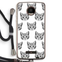 Kitten: Motorola Moto Z Force Transparant Hoesje met koord