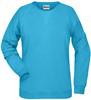 James & Nicholson JN8021 Ladies´ Sweat - /Turquoise - XS