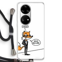 GSM secure: Huawei P50 Pro Transparant Hoesje met koord