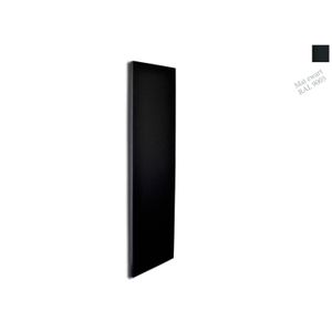 Designradiator Sanicare Denso 180x40 Mat Zwart Inclusief Ophanging 948 Watt (onderzijde aansluiting)