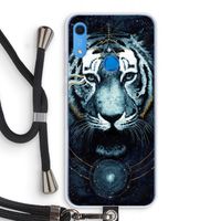 Darkness Tiger: Huawei Y6s Transparant Hoesje met koord