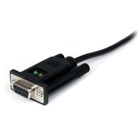 StarTech.com 1-poort USB naar Nulmodem RS232 DB9 Seriële DCE Verloopkabel met FTDI - thumbnail