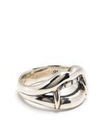 Yohji Yamamoto bague Vampire Fang à fini poli - Argent
