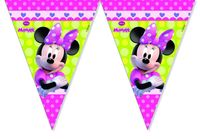 Disney vlaggenlijn Minnie Mouse junior 2 meter groen/roze - thumbnail