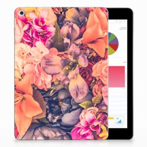 Apple iPad 9.7 2018 | 2017 Siliconen Hoesje Bosje Bloemen