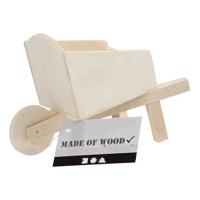 Creativ Company Houten mini kruiwagen Creativ Company Houten mini kruiwagen