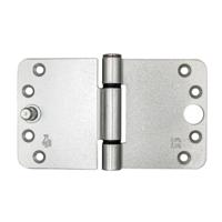 BSW glijlagerscharnier - 818 Allround - SKG*** - afgerond - 89x152x3 mm - gegalvaniseerd