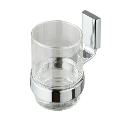 Glashouder Geesa AIM met Glas Chroom