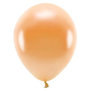 Party ballonnen eco/biologisch afbreekbaar - 100x - oranje - Milieuvriendelijke Feestversiering