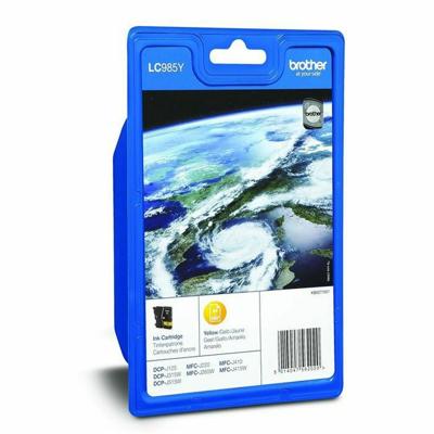 Originele inktcartridge Brother LC985Y Geel