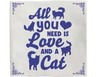 Tegeltje all you need cat - Plenty gifts spellen