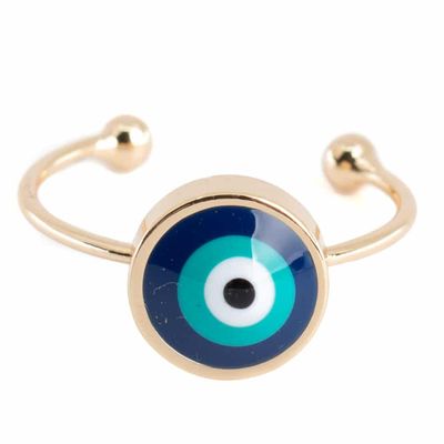 Verstelbare Ring Boze Oog (10 mm)