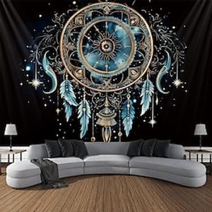 dreamcatcher boho hangend tapijt kunst aan de muur groot tapijt muurschildering decor foto achtergrond deken gordijn thuis slaapkamer woonkamer decoratie Lightinthebox