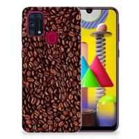 Samsung Galaxy M31 | Siliconen Case | Koffiebonen