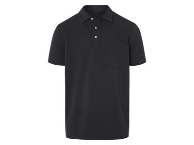 LIVERGY Polo heren (Zwart, XL)