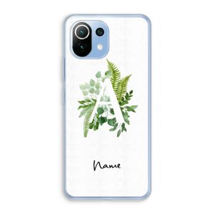 Green Brush: Xiaomi Mi 11 Lite Transparant Hoesje